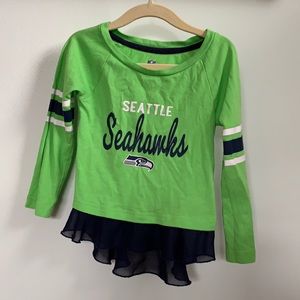 🦅🏈 NFL Seattle Seahawks Toddler Girl 2 piece set